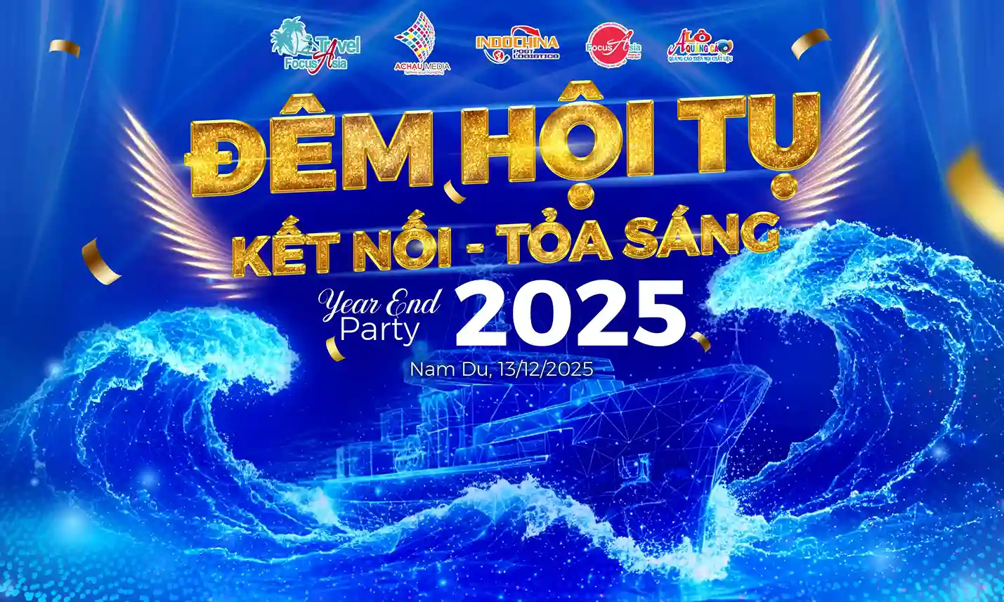 Dịch vụ thiết kế backdrop cuối năm thi công trọn gói 2025
